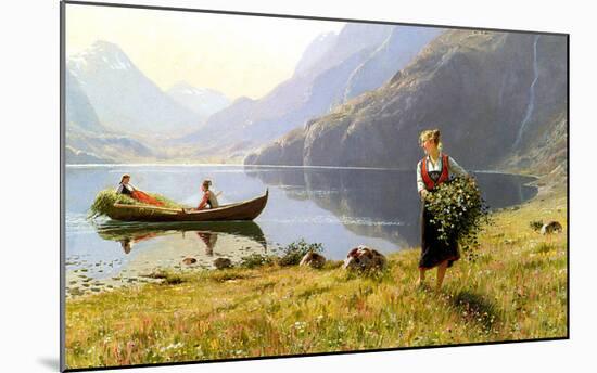 Norweigian Viking Fjord Western Norway-Hans Andreas Dahl-Mounted Art Print