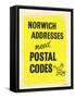 Norwich Addresses Need Postal Codes-null-Framed Stretched Canvas