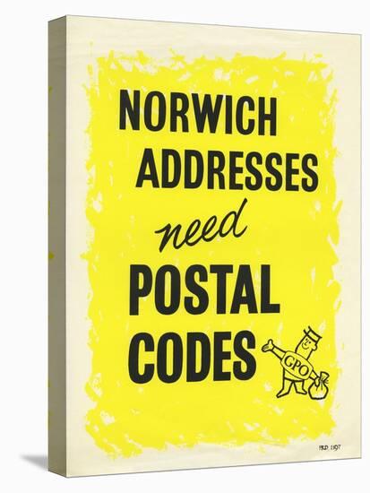 Norwich Addresses Need Postal Codes-null-Stretched Canvas