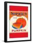 Norwich Brand Pumpkin-null-Framed Art Print