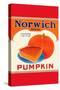 Norwich Brand Pumpkin-null-Stretched Canvas