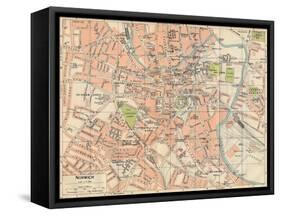 'Norwich', c20th Century-John Bartholomew-Framed Stretched Canvas