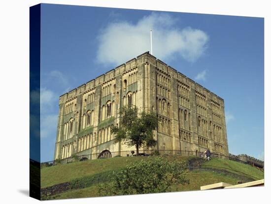 Norwich Castle, Norwich, Norfolk, England, United Kingdom, Europe-Charcrit Boonsom-Stretched Canvas