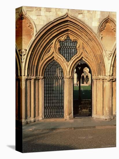 Norwich Cathedral Cloisters, Dating from 13th to 15th Centuries, Norwich, Norfolk, England-Nedra Westwater-Stretched Canvas