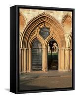 Norwich Cathedral Cloisters, Dating from 13th to 15th Centuries, Norwich, Norfolk, England-Nedra Westwater-Framed Stretched Canvas