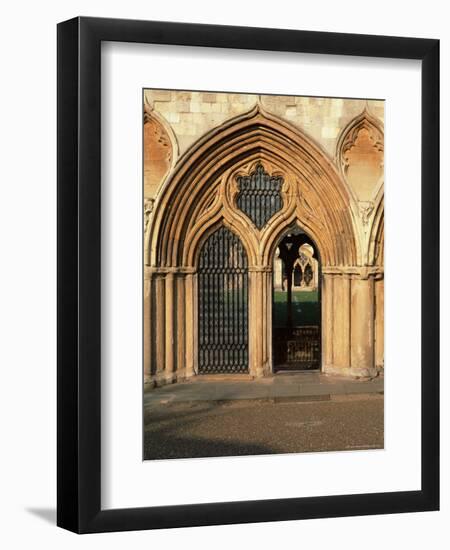 Norwich Cathedral Cloisters, Dating from 13th to 15th Centuries, Norwich, Norfolk, England-Nedra Westwater-Framed Photographic Print