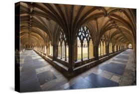 Norwich Cathedral Cloisters, Holy and Undivided Trinity Anglican Cathedral in Norwich-Neale Clark-Stretched Canvas