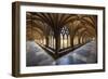 Norwich Cathedral Cloisters, Holy and Undivided Trinity Anglican Cathedral in Norwich-Neale Clark-Framed Photographic Print