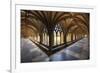 Norwich Cathedral Cloisters, Holy and Undivided Trinity Anglican Cathedral in Norwich-Neale Clark-Framed Photographic Print