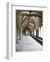 Norwich Cathedral Cloisters, Norwich, Norfolk, England, United Kingdom, Europe-Mark Sunderland-Framed Photographic Print