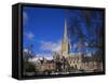 Norwich Cathedral from the Close, Norwich, Norfolk, England, United Kingdom-Jean Brooks-Framed Stretched Canvas