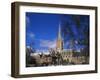 Norwich Cathedral from the Close, Norwich, Norfolk, England, United Kingdom-Jean Brooks-Framed Photographic Print