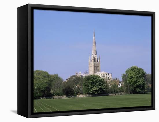 Norwich Cathedral, Norwich, Norfolk, England, United Kingdom-Philip Craven-Framed Stretched Canvas