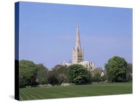 Norwich Cathedral, Norwich, Norfolk, England, United Kingdom-Philip Craven-Stretched Canvas