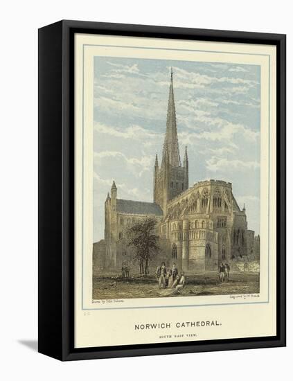 Norwich Cathedral, South East View-John Francis Salmon-Framed Stretched Canvas