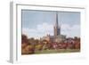 Norwich Cathedral-Alfred Robert Quinton-Framed Giclee Print