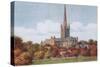 Norwich Cathedral-Alfred Robert Quinton-Stretched Canvas