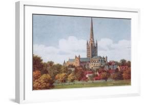 Norwich Cathedral-Alfred Robert Quinton-Framed Giclee Print