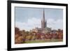 Norwich Cathedral-Alfred Robert Quinton-Framed Giclee Print