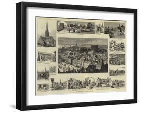 Norwich Illustrated-null-Framed Giclee Print