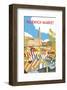 Norwich Market - Dave Thompson Contemporary Travel Print-Dave Thompson-Framed Giclee Print