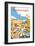 Norwich Market - Dave Thompson Contemporary Travel Print-Dave Thompson-Framed Art Print