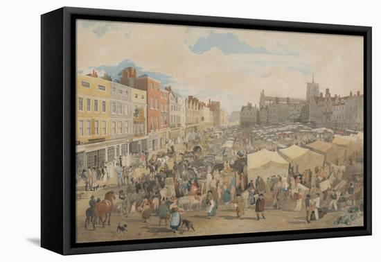 Norwich Market-Place-John Sell Cotman-Framed Stretched Canvas