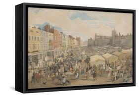 Norwich Market-Place-John Sell Cotman-Framed Stretched Canvas