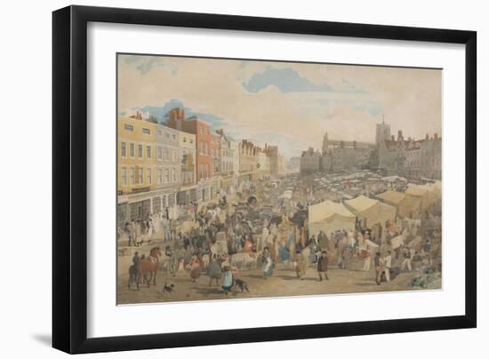 Norwich Market-Place-John Sell Cotman-Framed Giclee Print