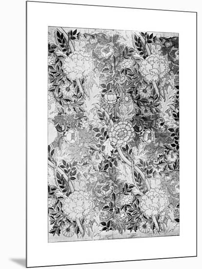 Norwich Pattern Wallpaper, 1889-William Morris-Mounted Giclee Print