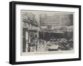 Norwich Public Library, Destroyed by Fire on 1 August-null-Framed Giclee Print
