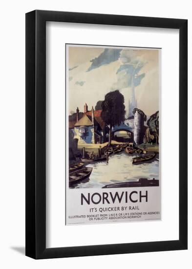 Norwich-null-Framed Art Print