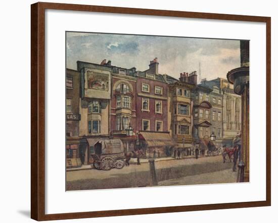 Nos 412-418 Strand, Westminster, London, 1887 (1926)-John Crowther-Framed Giclee Print