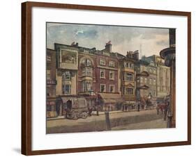 Nos 412-418 Strand, Westminster, London, 1887 (1926)-John Crowther-Framed Giclee Print