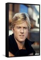 Nos plus Belles Annees THE WAY WE WERE by Sydney Pollack with Robert Redford, 1973 (photo)-null-Framed Stretched Canvas