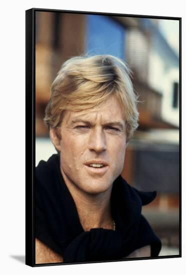 Nos plus Belles Annees THE WAY WE WERE by Sydney Pollack with Robert Redford, 1973 (photo)-null-Framed Stretched Canvas