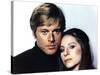 Nos plus Belles Annees THE WAY WE WERE by Sydney Pollack with Robert Redford and Barbra Streisand,-null-Stretched Canvas