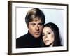 Nos plus Belles Annees THE WAY WE WERE by Sydney Pollack with Robert Redford and Barbra Streisand,-null-Framed Photo