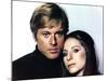 Nos plus Belles Annees THE WAY WE WERE by Sydney Pollack with Robert Redford and Barbra Streisand,-null-Mounted Photo