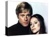 Nos plus Belles Annees THE WAY WE WERE by Sydney Pollack with Robert Redford and Barbra Streisand,-null-Stretched Canvas