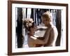 Nos plus Belles Annees THE WAY WE WERE by Sydney Pollack with Robert Redford and Barbra Streisand,-null-Framed Photo