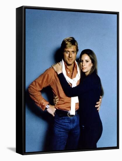 Nos plus Belles Annees THE WAY WE WERE by Sydney Pollack with Robert Redford and Barbra Streisand, -null-Framed Stretched Canvas