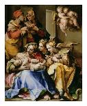 Holy Family with Saints Anne, Catherine of Alexandria, and Mary Magdalene-Nosadella-Art Print