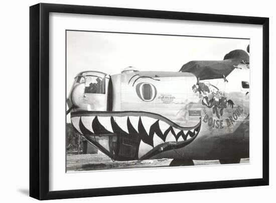 Nose Art, Boise Bronc-null-Framed Art Print