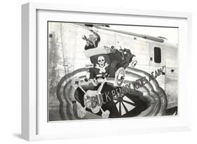 Nose Art, Buck Benny Rides Again-null-Framed Art Print