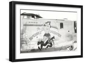 Nose Art, Butcher's Daughter, Pin-Up-null-Framed Art Print