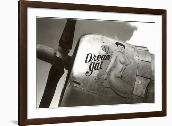 Nose Art, Dream Gal Pin-Up-null-Framed Art Print