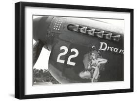 Nose Art, Dream, Pin-Up-null-Framed Art Print