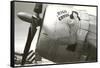 Nose Art, High Cover, Pin-Up-null-Framed Stretched Canvas