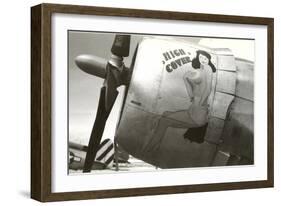 Nose Art, High Cover, Pin-Up-null-Framed Art Print